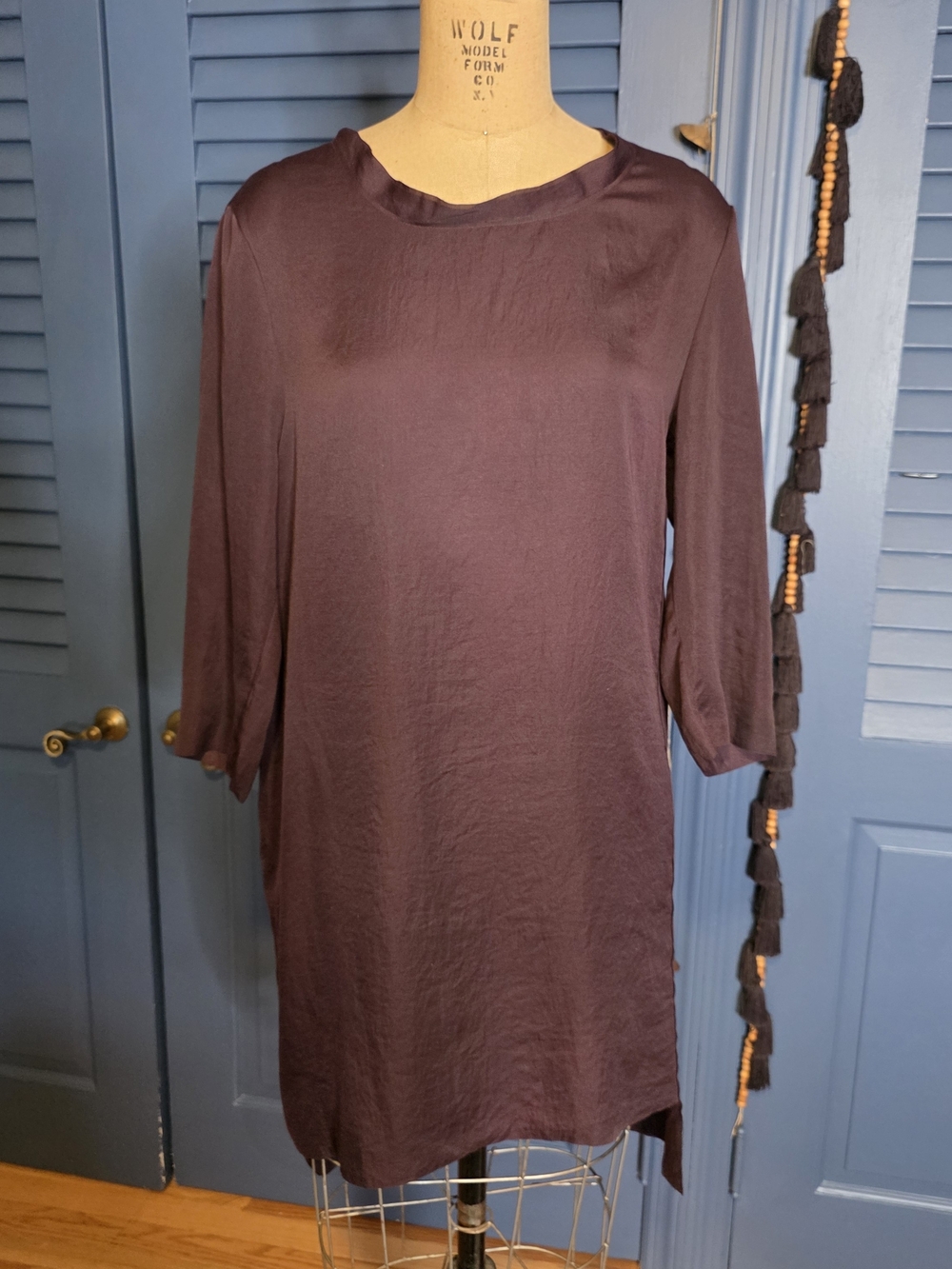 Acne Studios Vintage "Zink" Dress AW11 Plum / Violet Size 38 (US S/M)